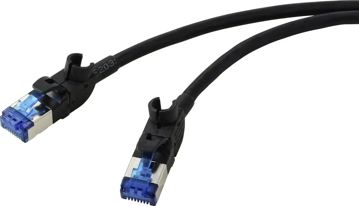 RF-7116972 RJ45-verbinding netwerkkabel, patchkabel CAT 6A 0.25 m, 1 st. van Renkforce in Grijs – productfoto