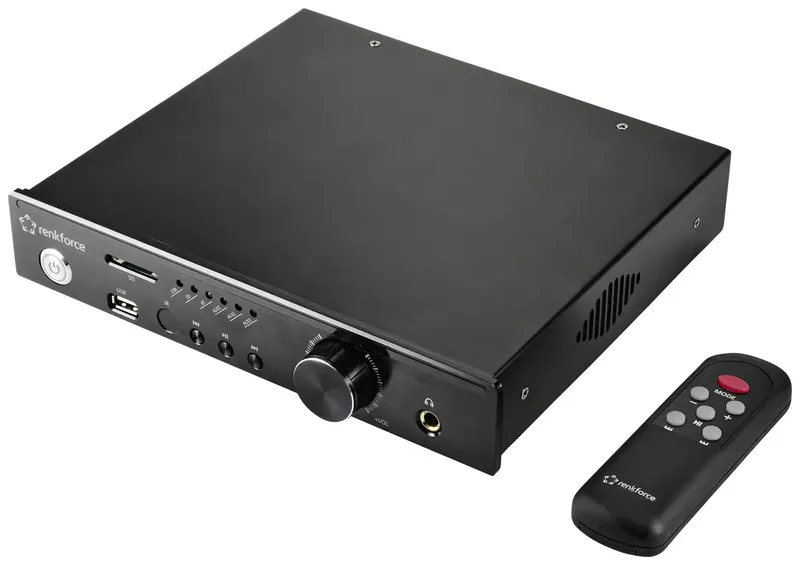 RF-WAM-300 Stereo-Verstärker 2 x 50 W Schwarz Bluetooth®, USB by Renkforce – product photo
