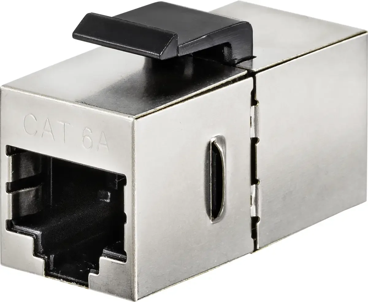 RJ45 réseau informatique Adaptateur CAT 6a [1x RJ45 femelle 8P8C - 1x RJ45 femelle 8P8C] by Renkforce – product photo