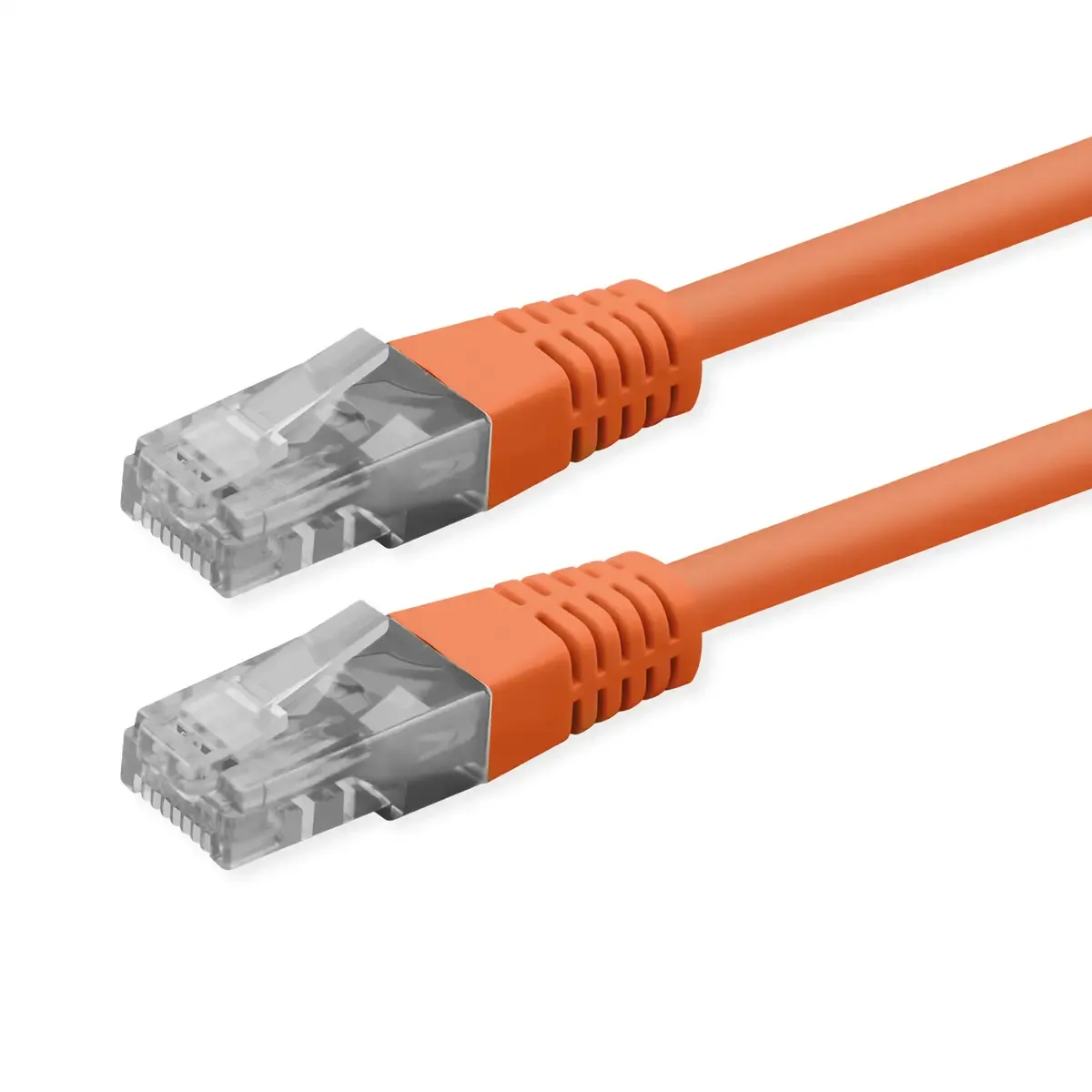 Cat.6 (Class E) Patch Cable, UTP, PoE, 0,5 m från Roline i Orange – produktbild