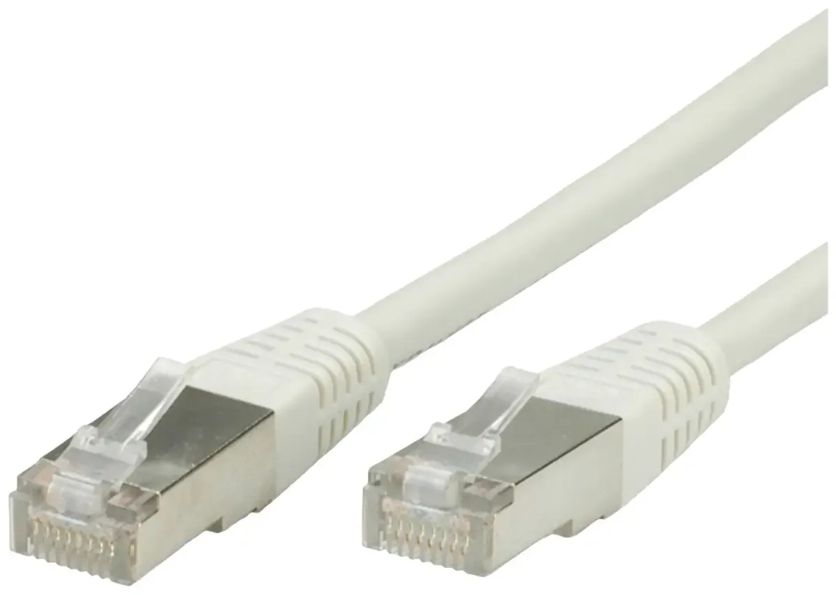 F/UTP Cat.5e (Class D) patchkabel, 10 m van Roline in Grijs – productfoto