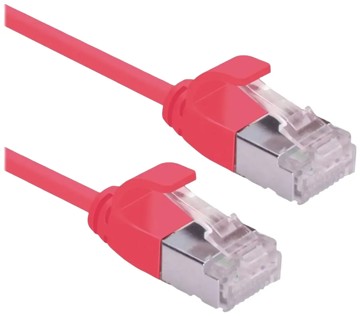 F/UTP DataCenter Patchkabel Cat.6A (Class EA), LSOH, extra dünn, 5 m von Roline in Rot – Produktfoto