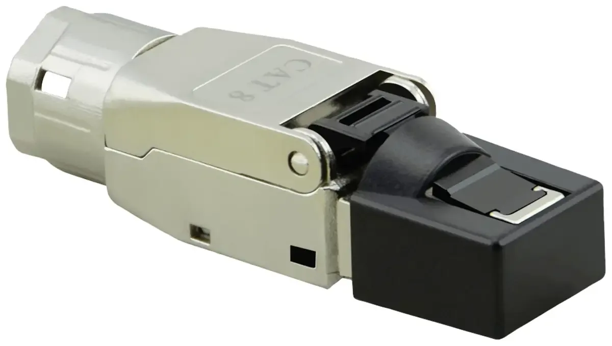 Feldkonfektionierbarer RJ-45-Stecker Cat.8 (Class I) från Roline – produktbild