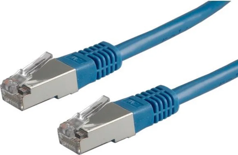 FTP patchkabel Cat5e 10m by Roline in Blue – product photo