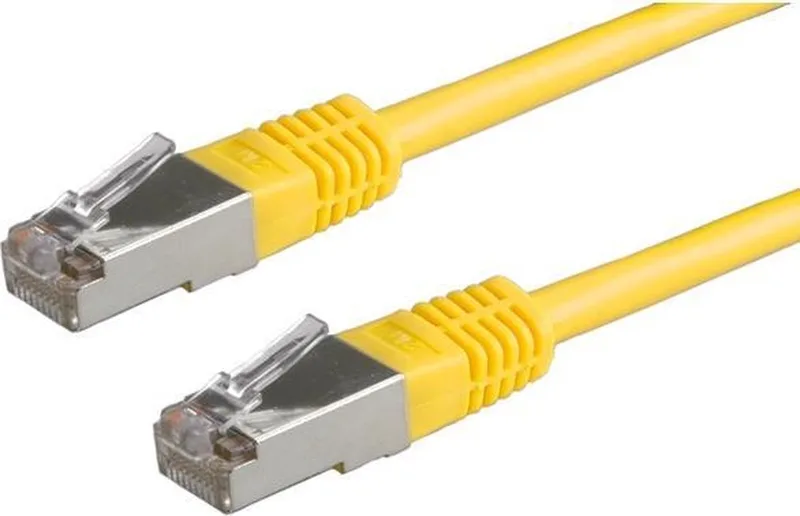 FTP patchkabel Cat5e 15m by Roline in Yellow – product photo