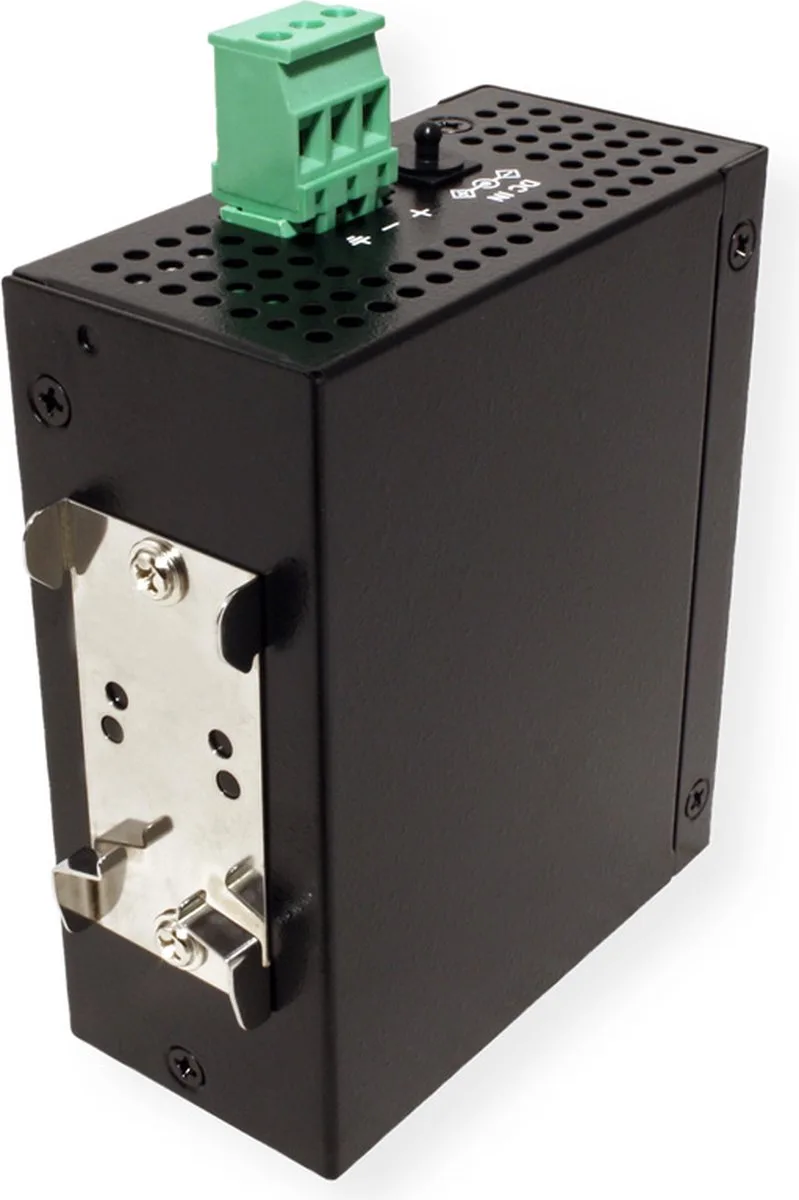 Industrie Switch 5x RJ-45, unmanaged by Roline in Black – product photo