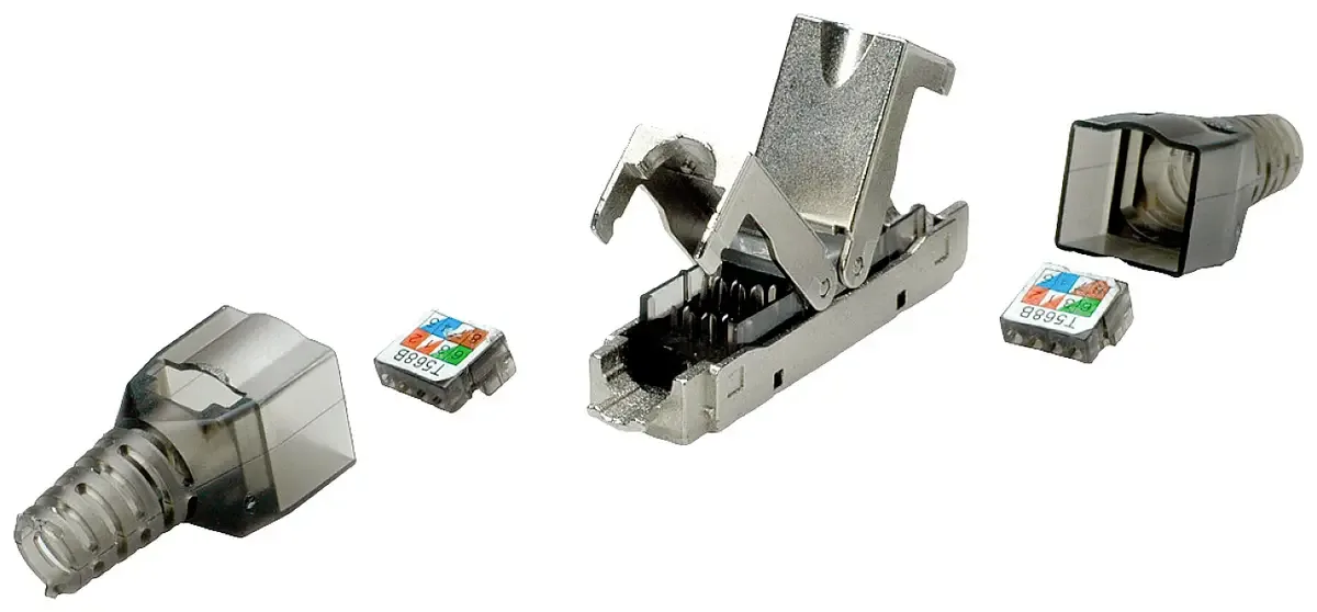 Kabel-Verbindungsmodul Cat.6A (Class EA), STP von Roline – Produktfoto