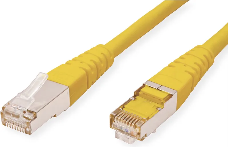 patchkabel Cat.5e (Klasse D) FTP, 5 m van Roline in Geel – productfoto