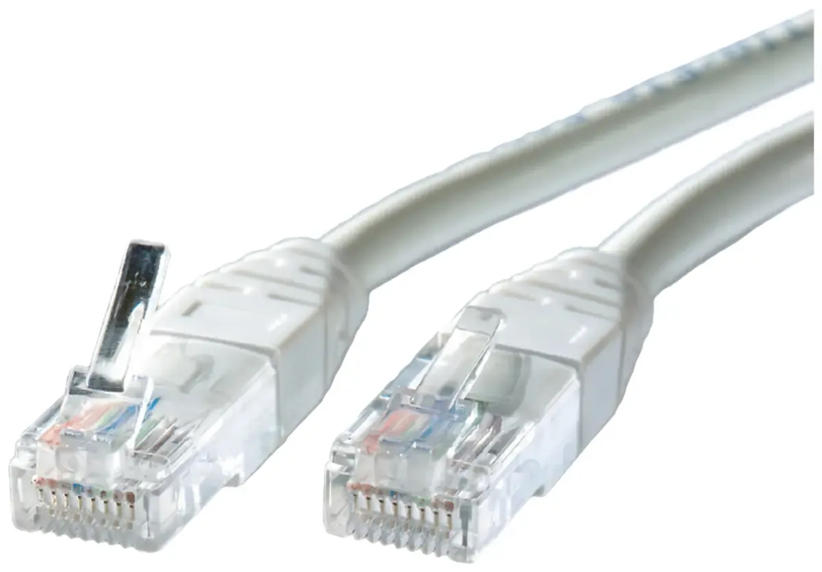 patchkabel Cat.5e (Klasse D) UTP, PoE, 20 m by Roline in Grey – product photo