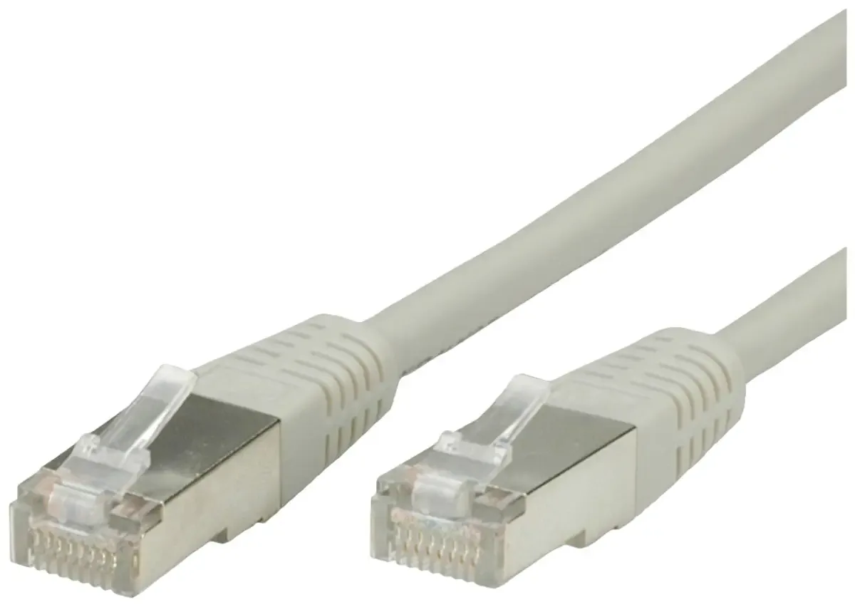 Patchkabel Cat.6 (Class E) S/FTP (PiMF), 1,5 m von Roline in Grau – Produktfoto