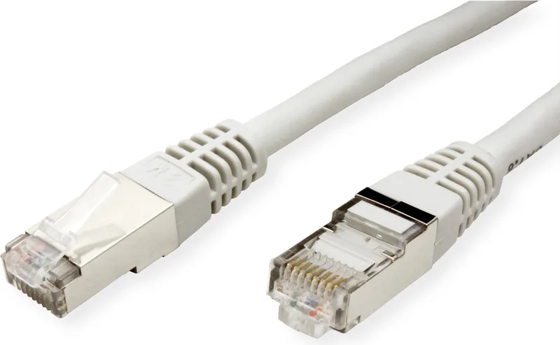 Patchkabel Cat.6 (Class E) S/FTP (PiMF), 3 m de Roline en Gris – photo produit
