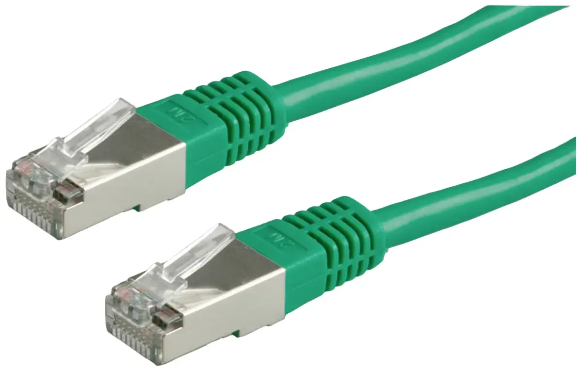 Patchkabel Cat.6 (Class E) S/FTP (PiMF), 5 m van Roline in Groen – productfoto