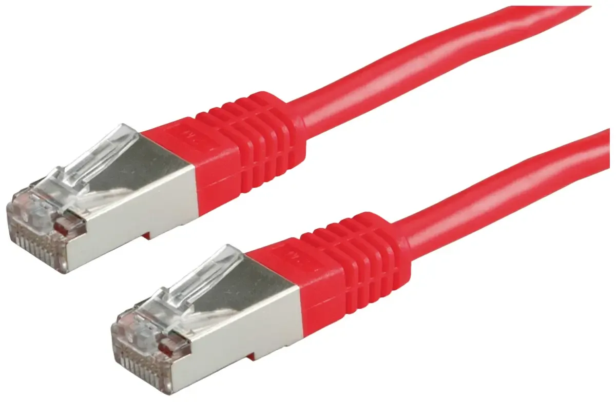 Patchkabel Cat.6 (Class E) S/FTP (PiMF), 7 m de Roline en Rouge – photo produit