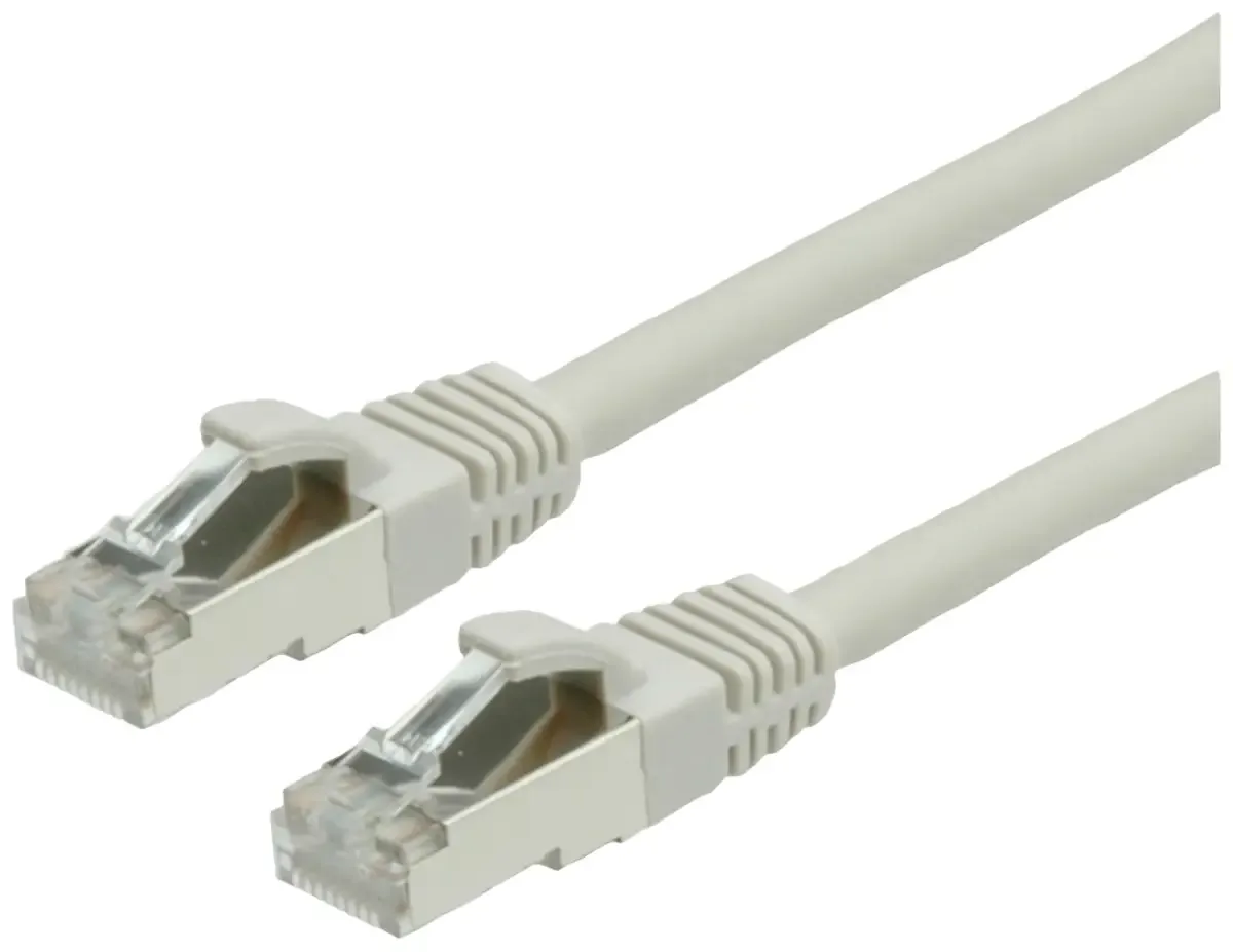 Patchkabel Cat.6 (Class E) S/FTP (PiMF), LS0H, 3 m von Roline in Grau – Produktfoto