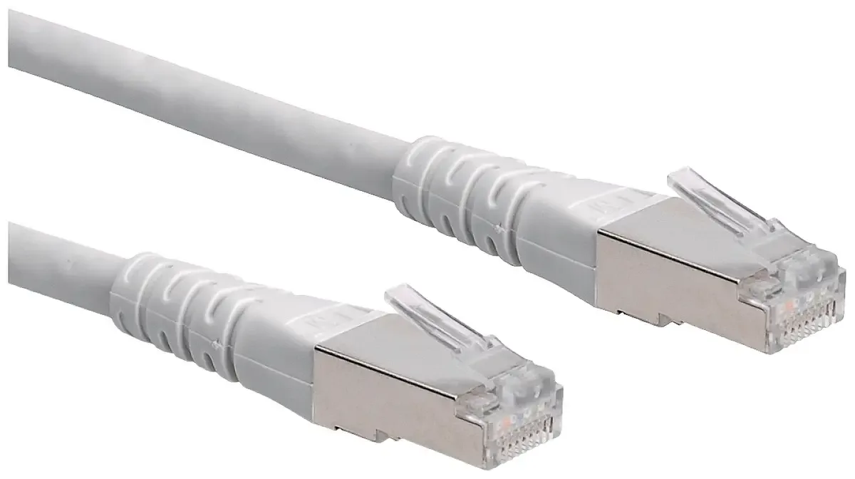 patchkabel Cat.6 (Klasse E) S/FTP (PiMF), 1 m van Roline in Grijs – productfoto