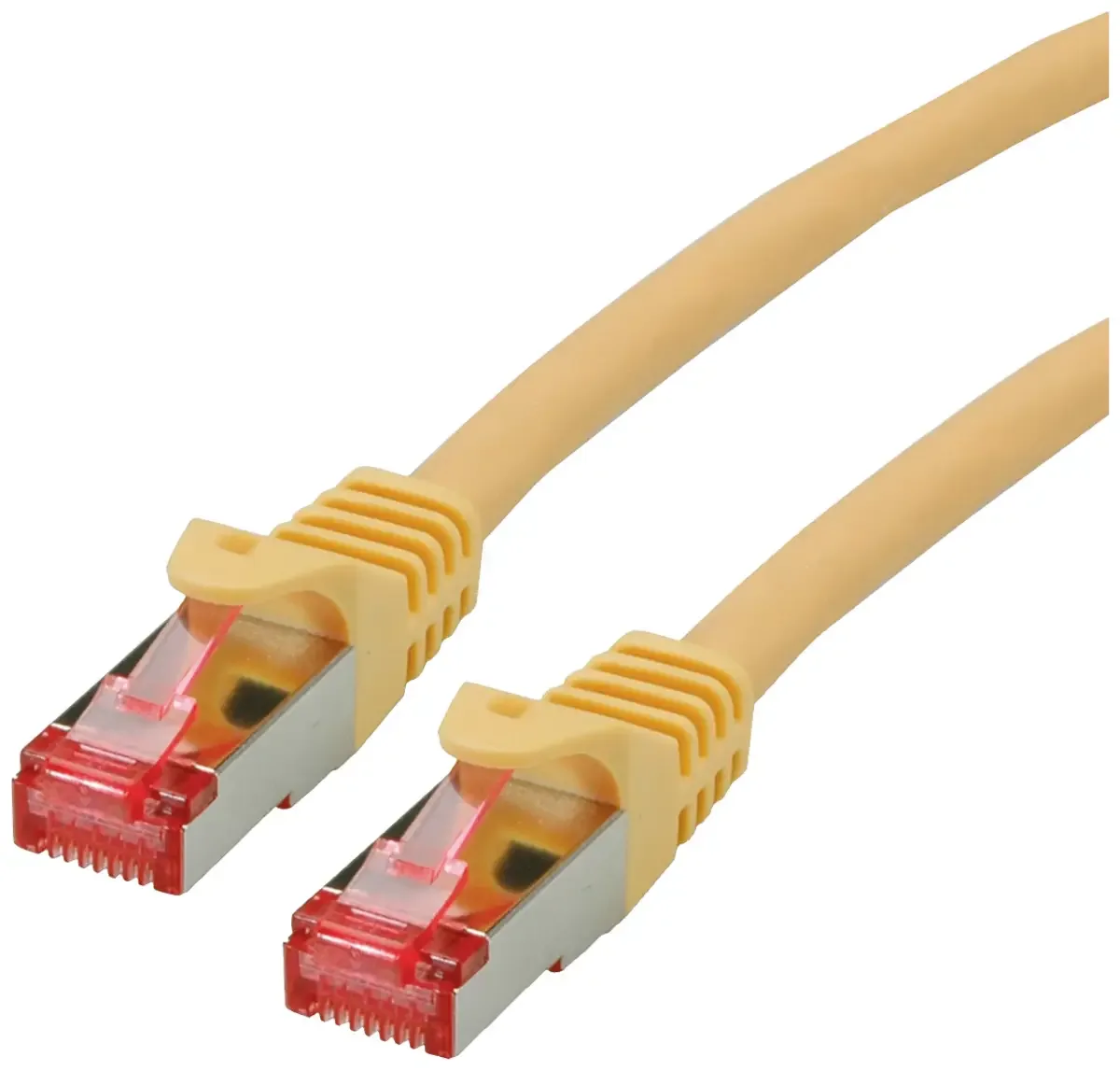 patchkabel Cat.6 S/FTP (PiMF), componentniveau, LSOH, 1,5 m by Roline in Yellow – product photo