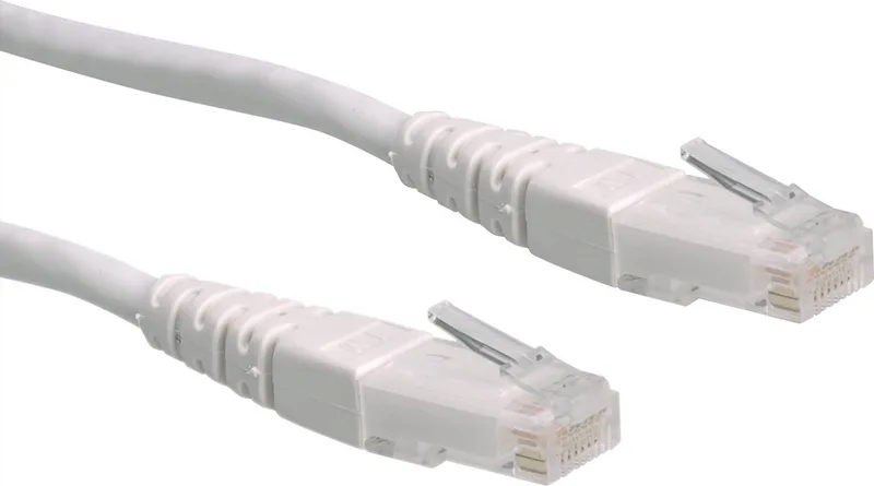 Patchkabel Cat.6 UTP (Class E), 3 m by Roline in White – product photo