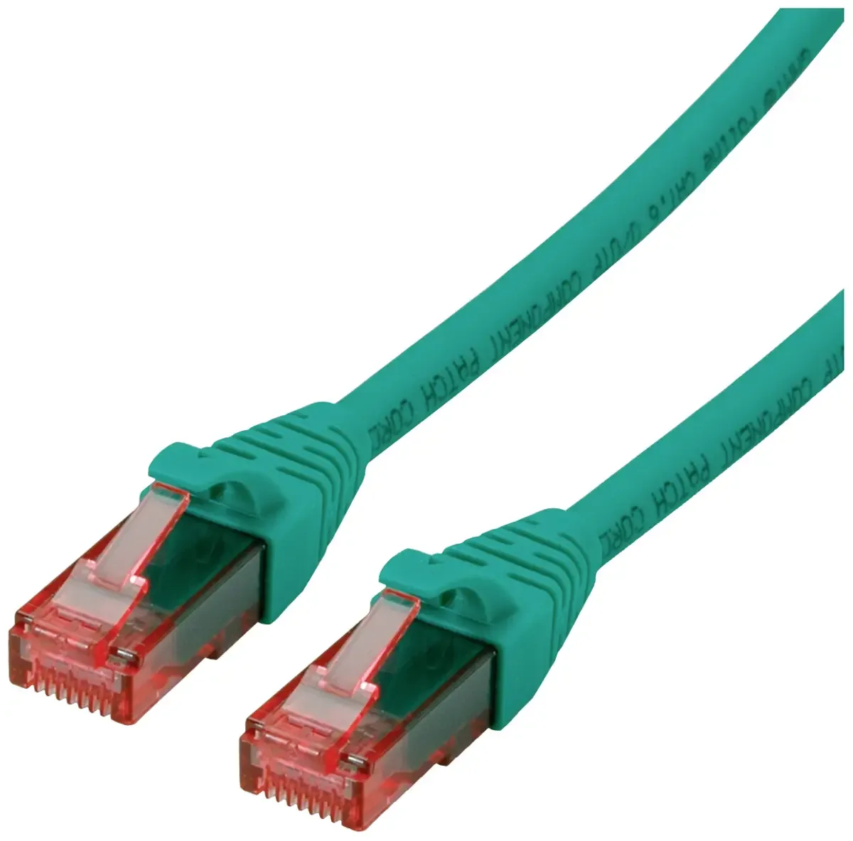 Patchkabel Cat.6 UTP, Component Level, LSOH, 0,5 m van Roline in Groen – productfoto