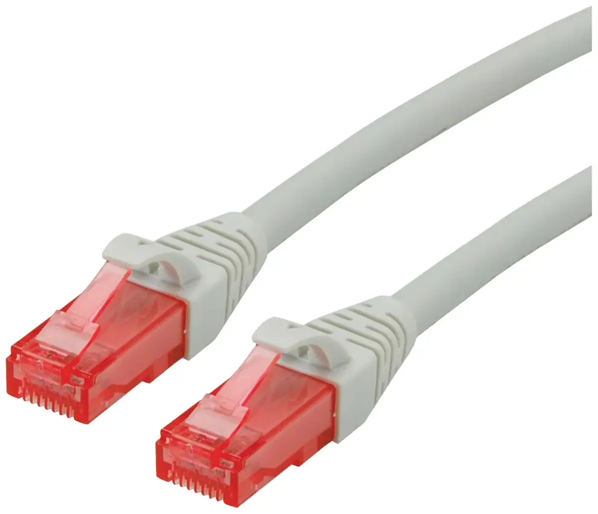 Patchkabel Cat.6 UTP, Component Level, LSOH, 1,5 m fra Roline i Grå – produktbillede
