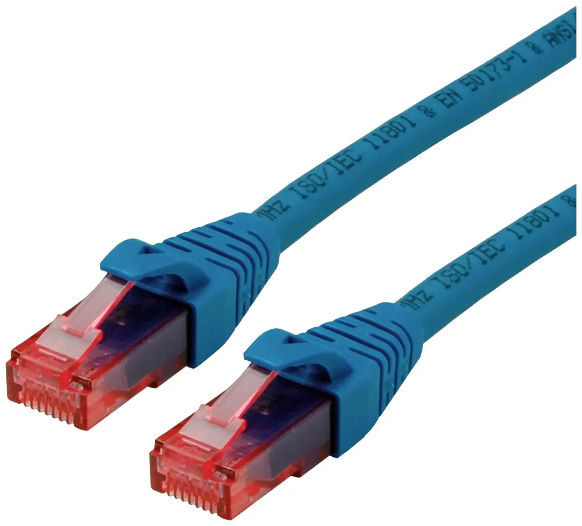 Patchkabel Cat.6 UTP, Component Level, LSOH, 2 m fra Roline i Blå – produktbillede