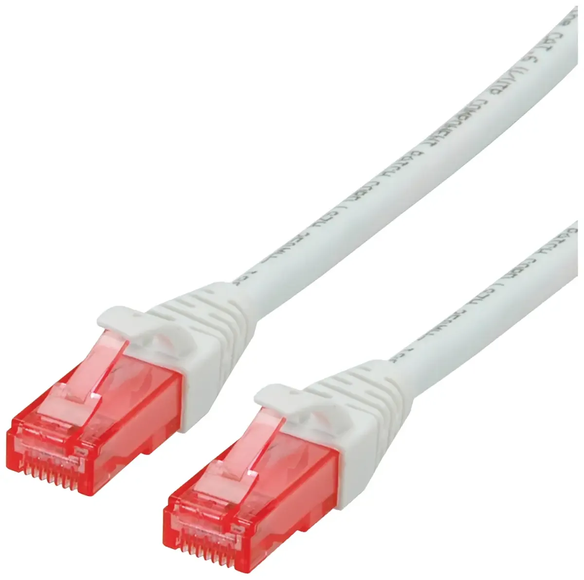 Patchkabel Cat.6 UTP, Component Level, LSOH, 3 m fra Roline i Hvid – produktbillede