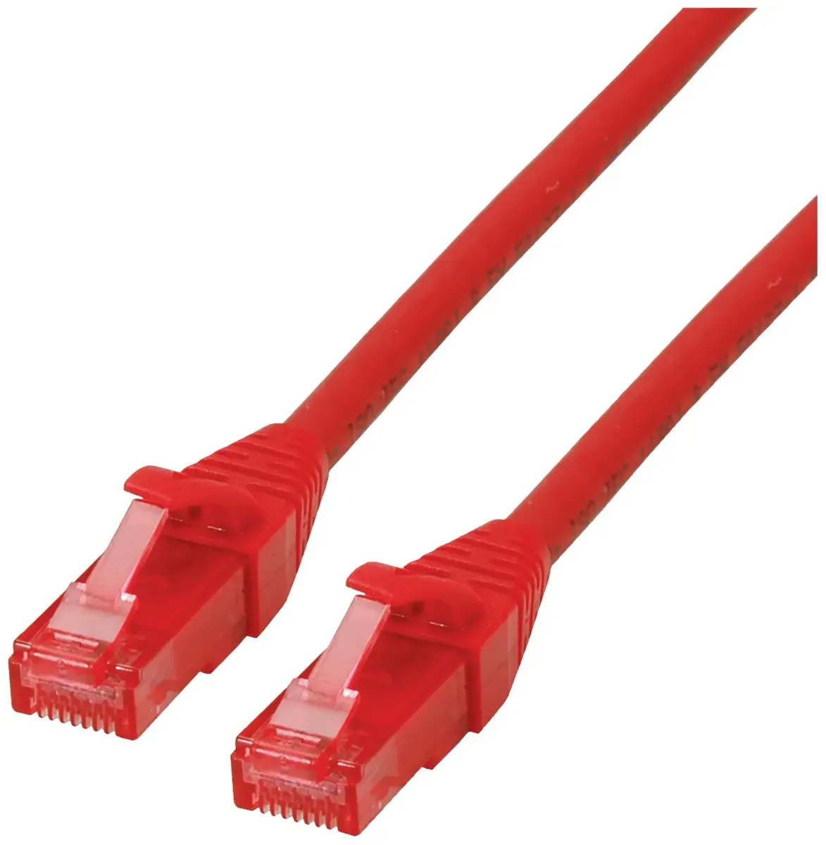 Patchkabel Cat.6 UTP, Component Level, LSOH, 5 m fra Roline i Rød – produktbillede