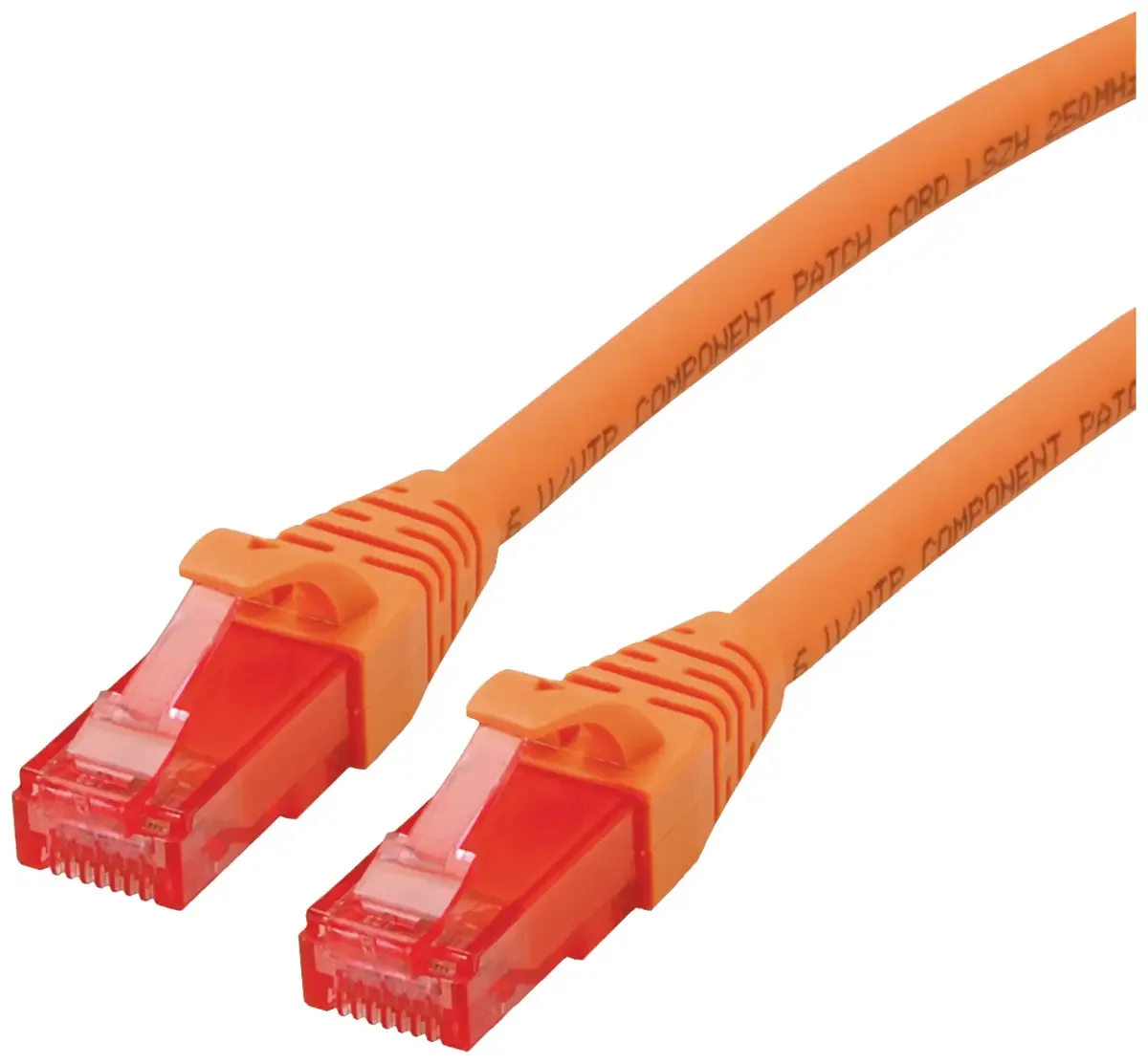 Patchkabel Cat.6 UTP, Component Level, LSOH, oranje, 3 m van Roline in Oranje, Wit – productfoto