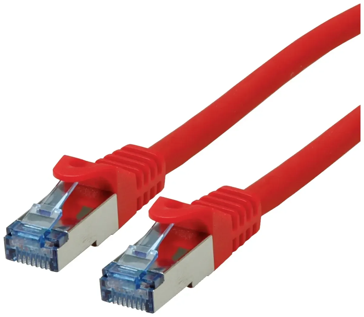 Patchkabel Cat.6A S/FTP (PiMF), Component Level, LSOH, 1 m by Roline in Red – product photo