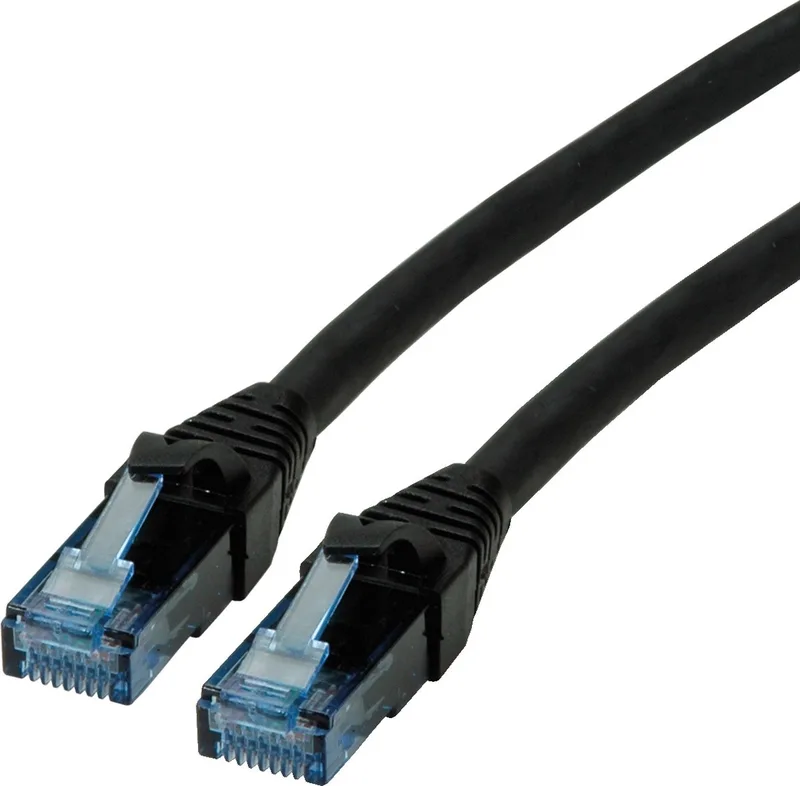 Patchkabel Cat.6A UTP, Component Level, LSOH, 1 m by Roline in Black – product photo