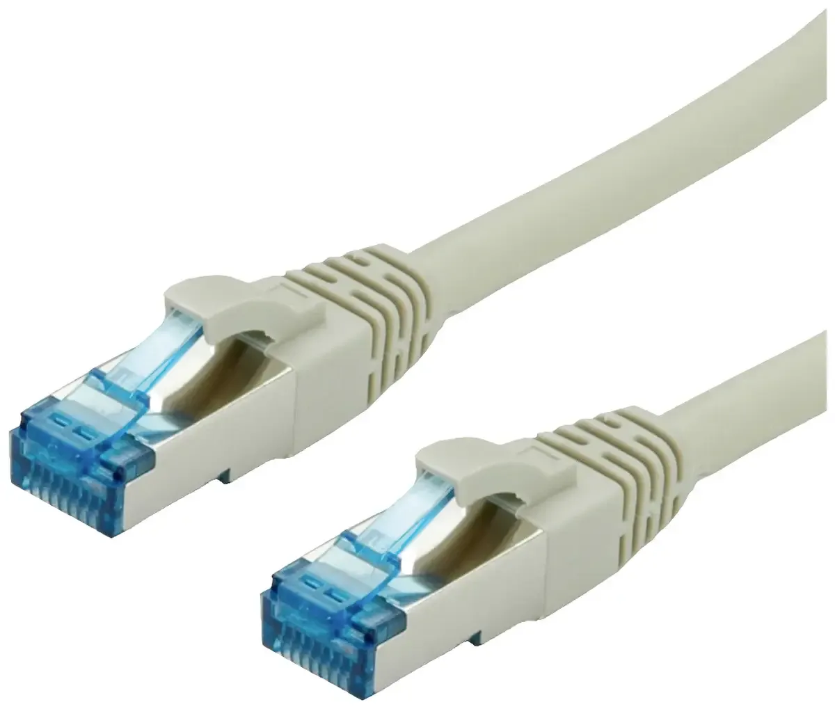 Patchkabel Kat.6A (Class EA) S/FTP (PiMF), LSOH, 1,5 m fra Roline i Grå – produktbillede