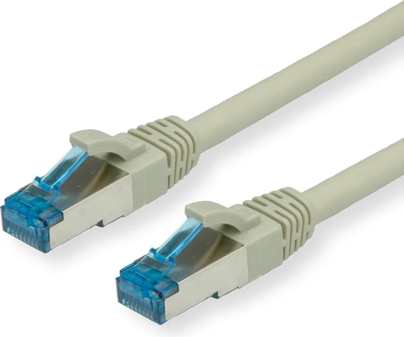 Patchkabel Kat.6A (Class EA) S/FTP (PiMF), LSOH, 20 m by Roline in Grey – product photo