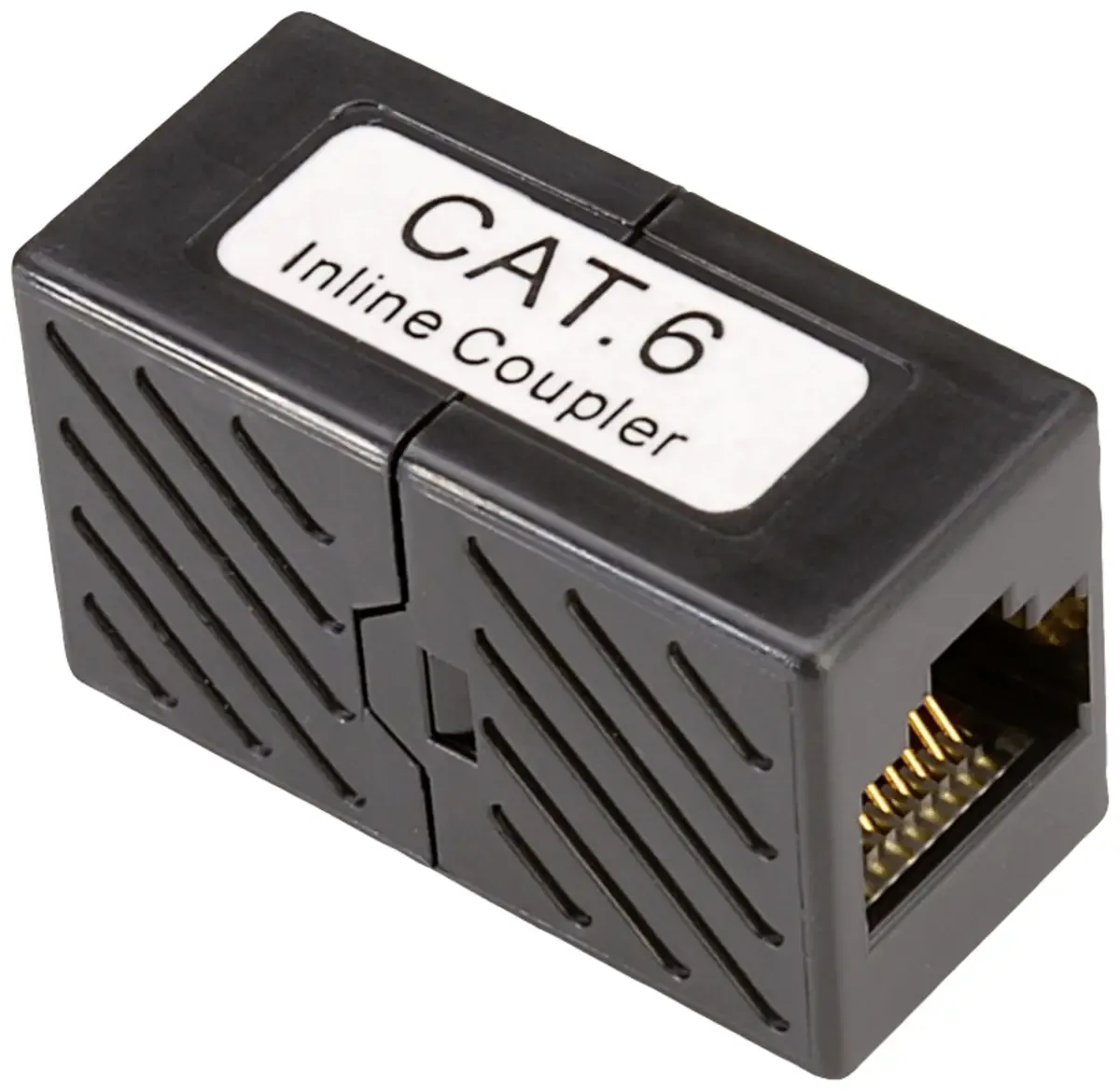 RJ45-kopplare RJ45 Adapter CAT 6 0 cm Svart från Roline – produktbild