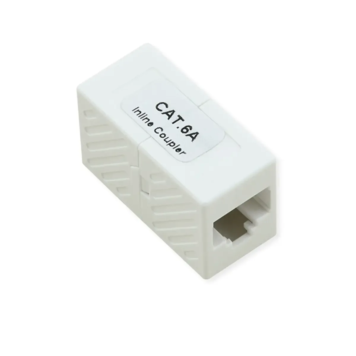 RJ-45 Kupplung ungeschirmt, Cat.6A (Class EA), weiß från Roline – produktbild
