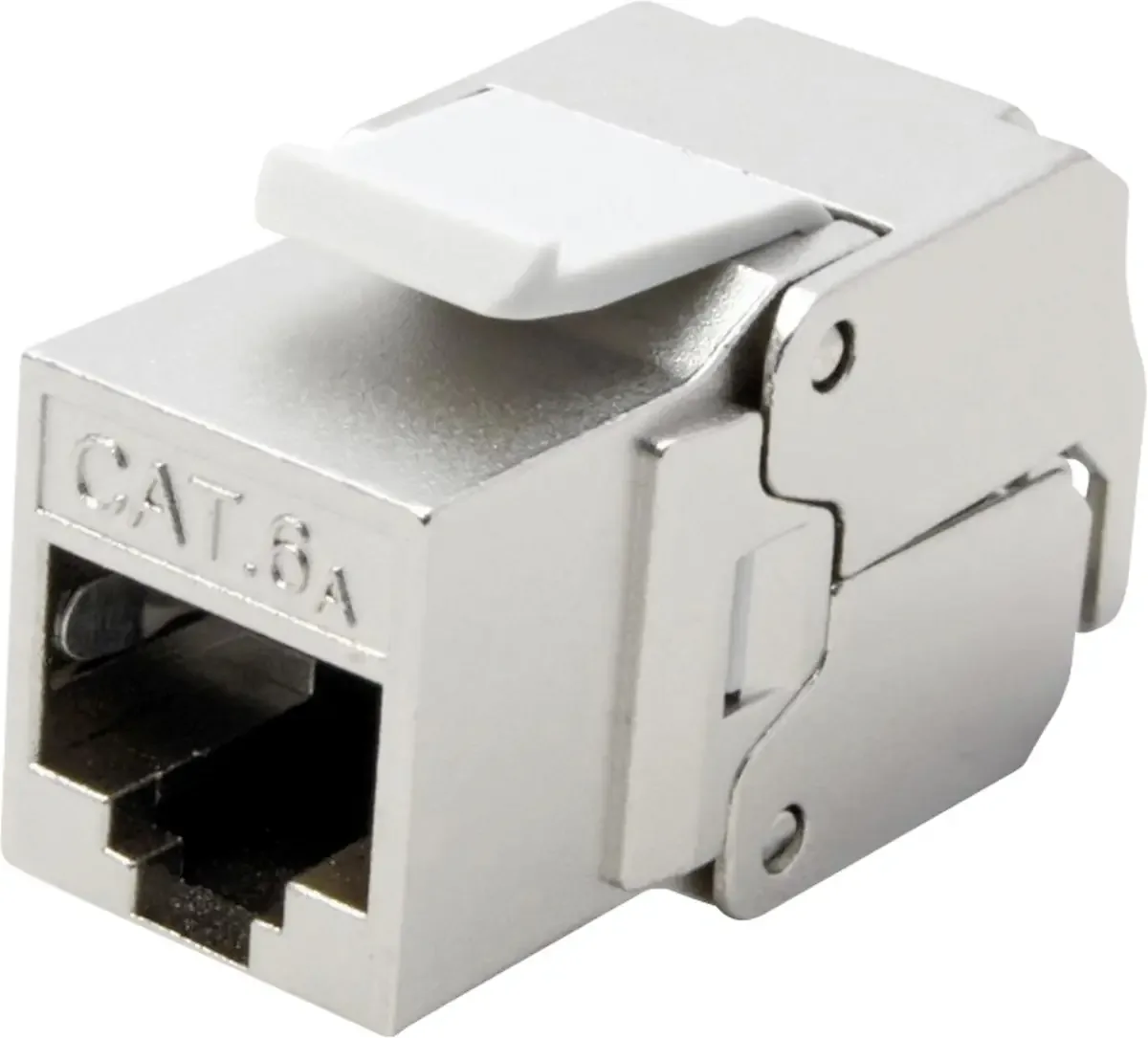 RJ45-inbouwmodule CAT 6A 1 stuk(s) fra Roline i Sølv – produktbillede