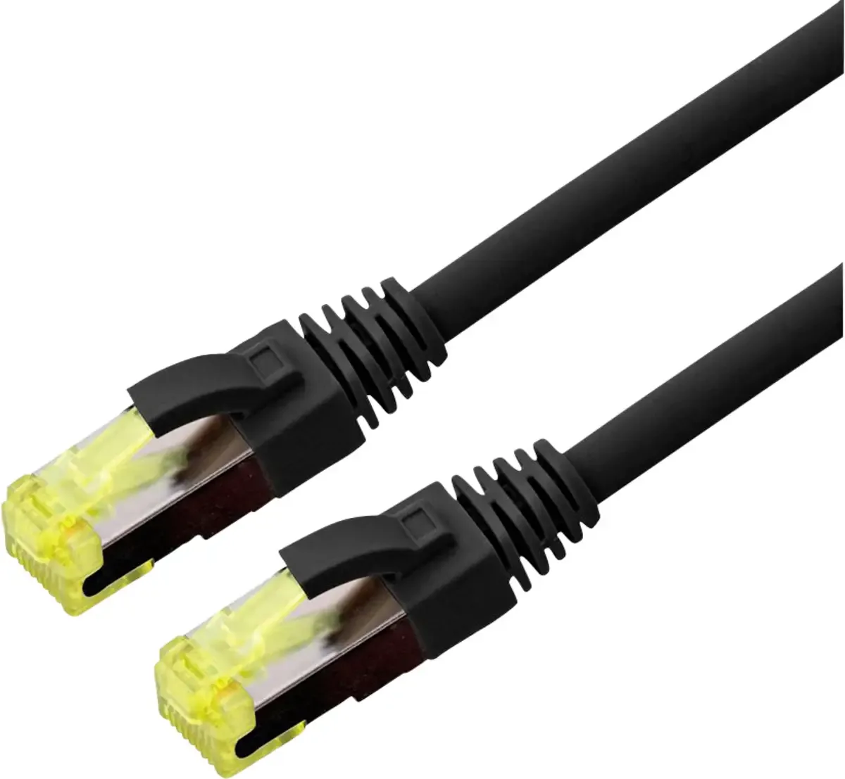 Roline 21.15.0748 RJ45 Câble réseau, câble patch Câble S/FTP 0.15 m noir 1 pc(s) de Roline en Noir – photo produit