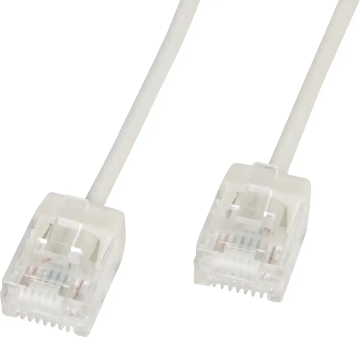 Roline 21.15.4402 RJ45 Netwerkkabel, patchkabel CAT 6A U/UTP 2 m Onafgeschermd 1 stuk(s) van Roline in Grijs – productfoto