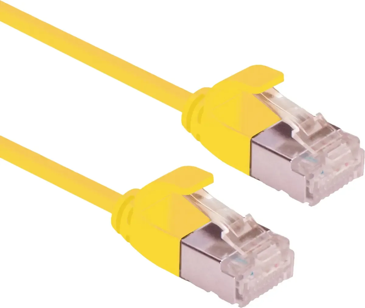 U/FTP DataCenter Patchkabel Cat.6A (Class EA), LSOH, slim, gelb, 1,5 m by Roline – product photo