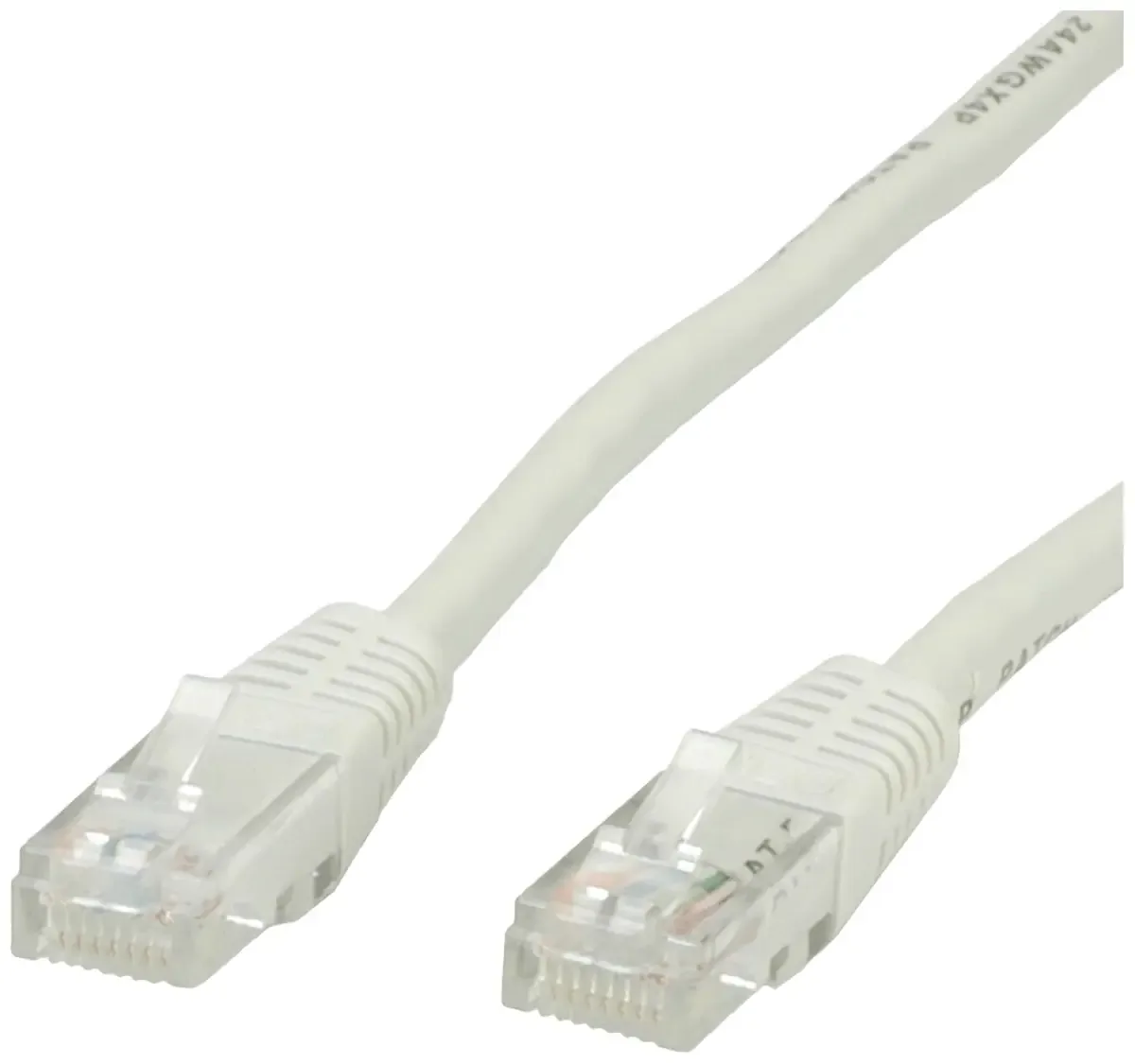 UTP Cat.5e (Class D) patchkabel, 2 m de Roline en Gris – photo produit