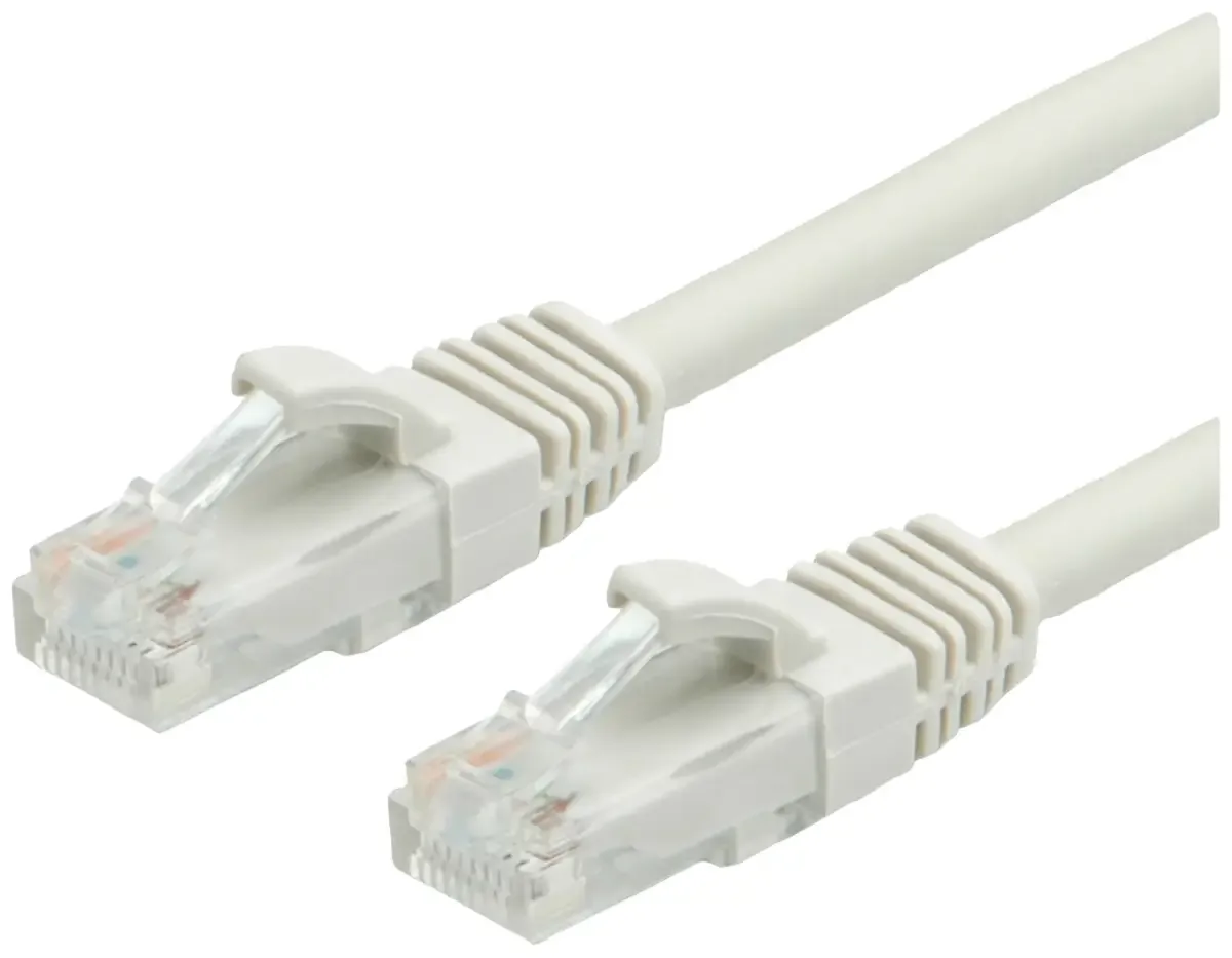 UTP Cat.6 (Class E) patchkabel, LS0H, 2 m från Roline i Grå – produktbild