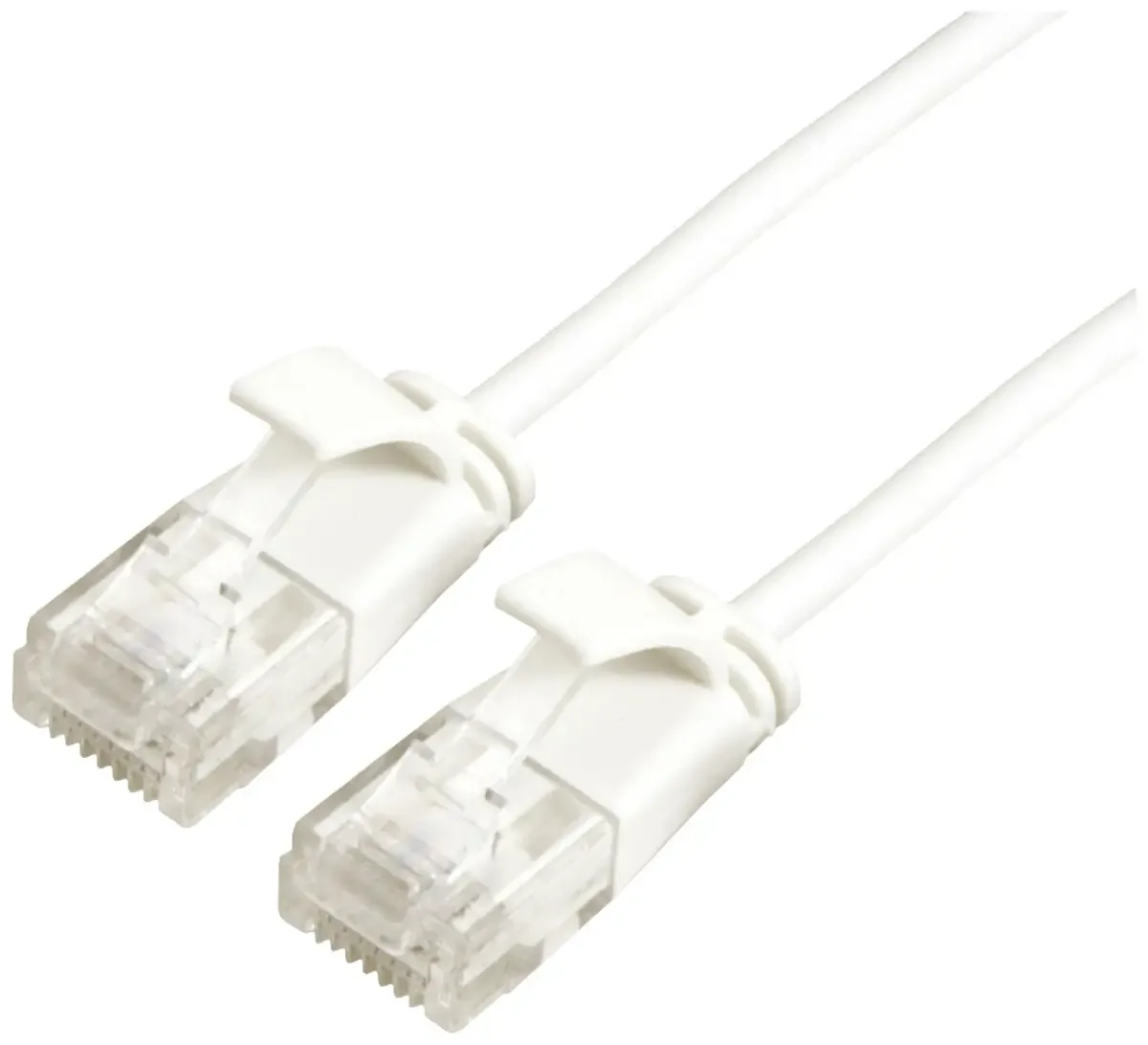 UTP Data Center Patchkabel Cat.6A (Class EA), LSOH, extra dun, 1 m fra Roline i Hvid – produktbillede