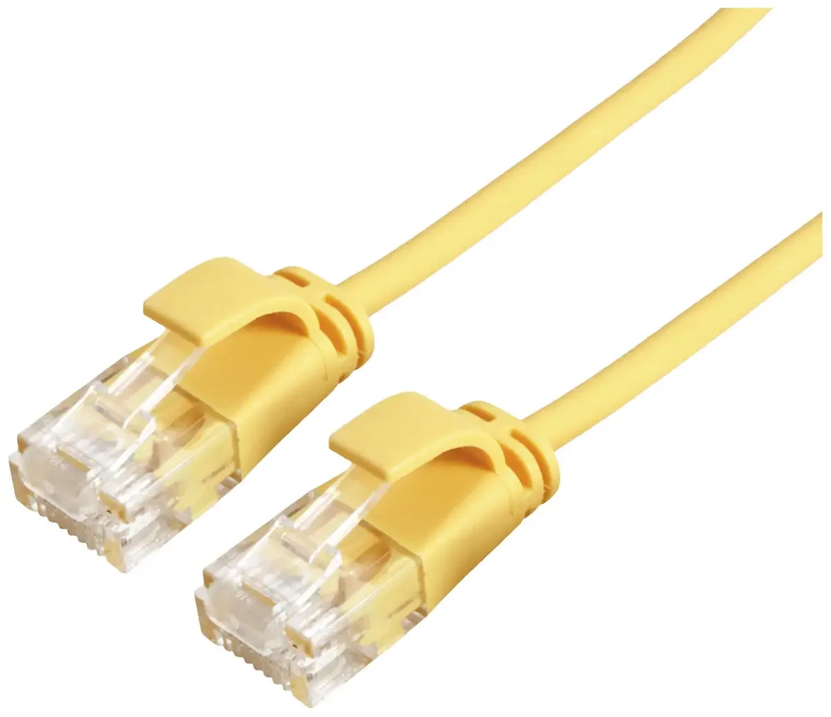 UTP Data Center Patchkabel Cat.6A (Class EA), LSOH, extra dun, 2 m fra Roline i Gul – produktbillede