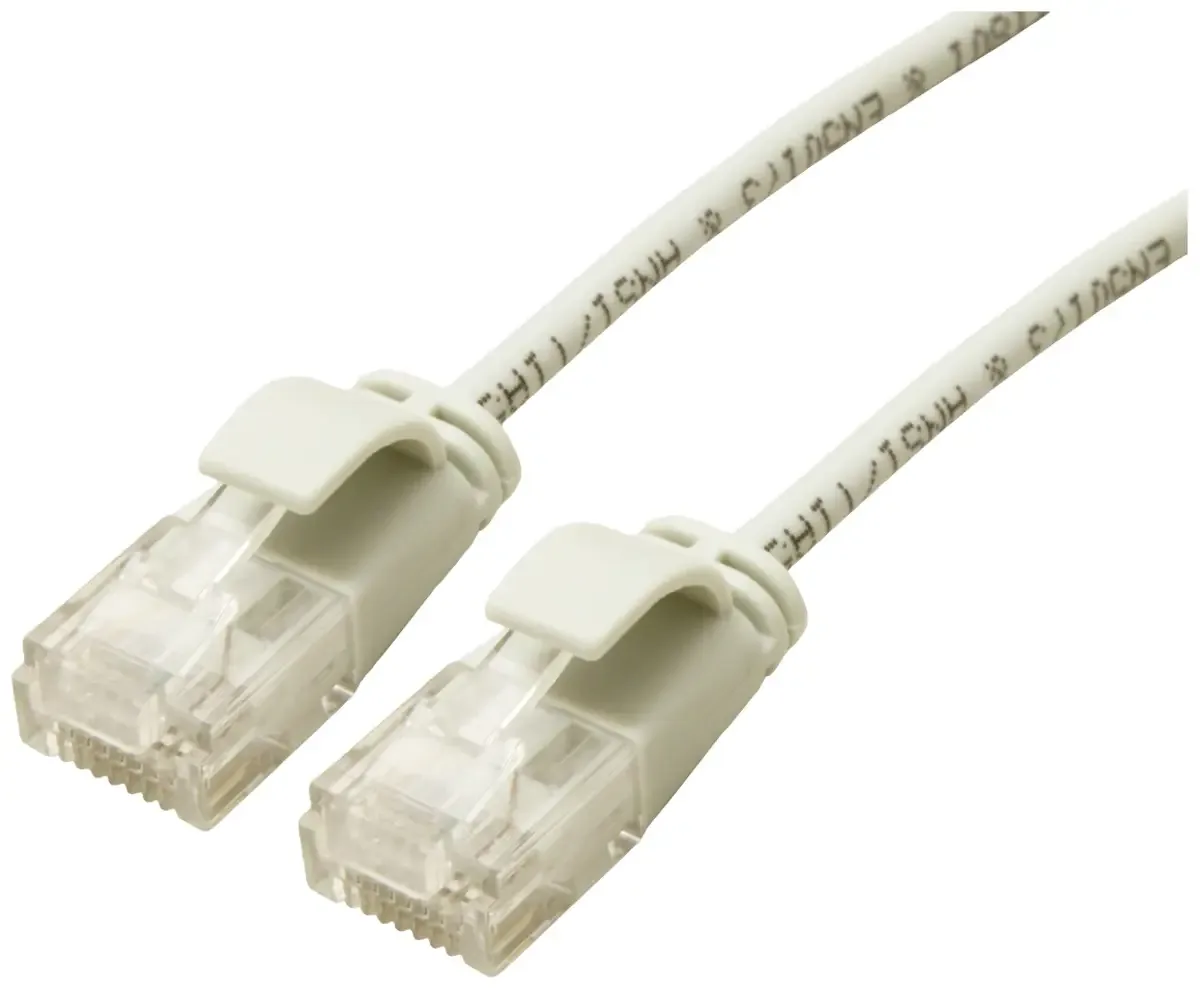 UTP Data Center Patchkabel Cat.6A (Klasse EA), LSOH, extra dünn, 3 m von Roline in Grau – Produktfoto