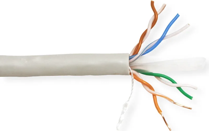 UTP-kabel Cat.6 (Klasse E), massief, Eca, 300m, 300 m by Roline in Grey – product photo