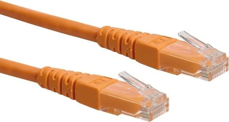 UTP patchkabel Cat6 15m från Roline i Orange – produktbild