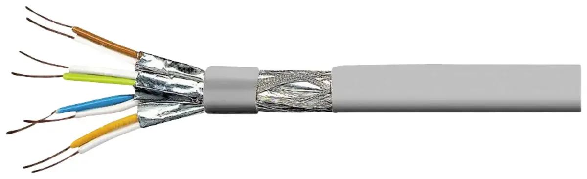 Value 21.99.1800 Installatiekabel CAT 8.1 S/FTP 100 m by Roline in Grey – product photo