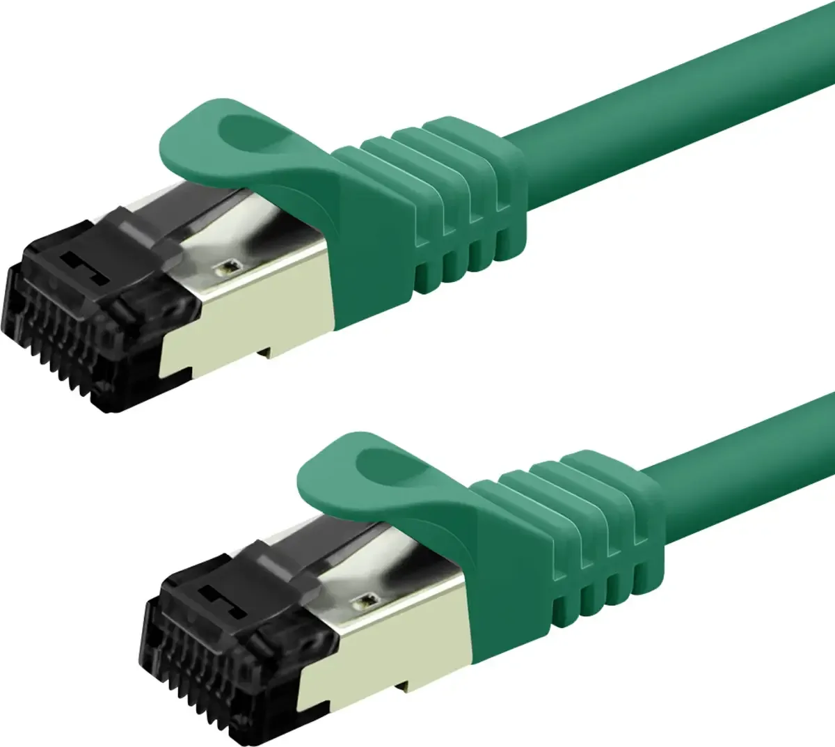 Value 21.99.1832 RJ45 Netwerkkabel, patchkabel CAT 8.1 S/FTP 2 m 1 stuk(s) van Roline in Groen – productfoto