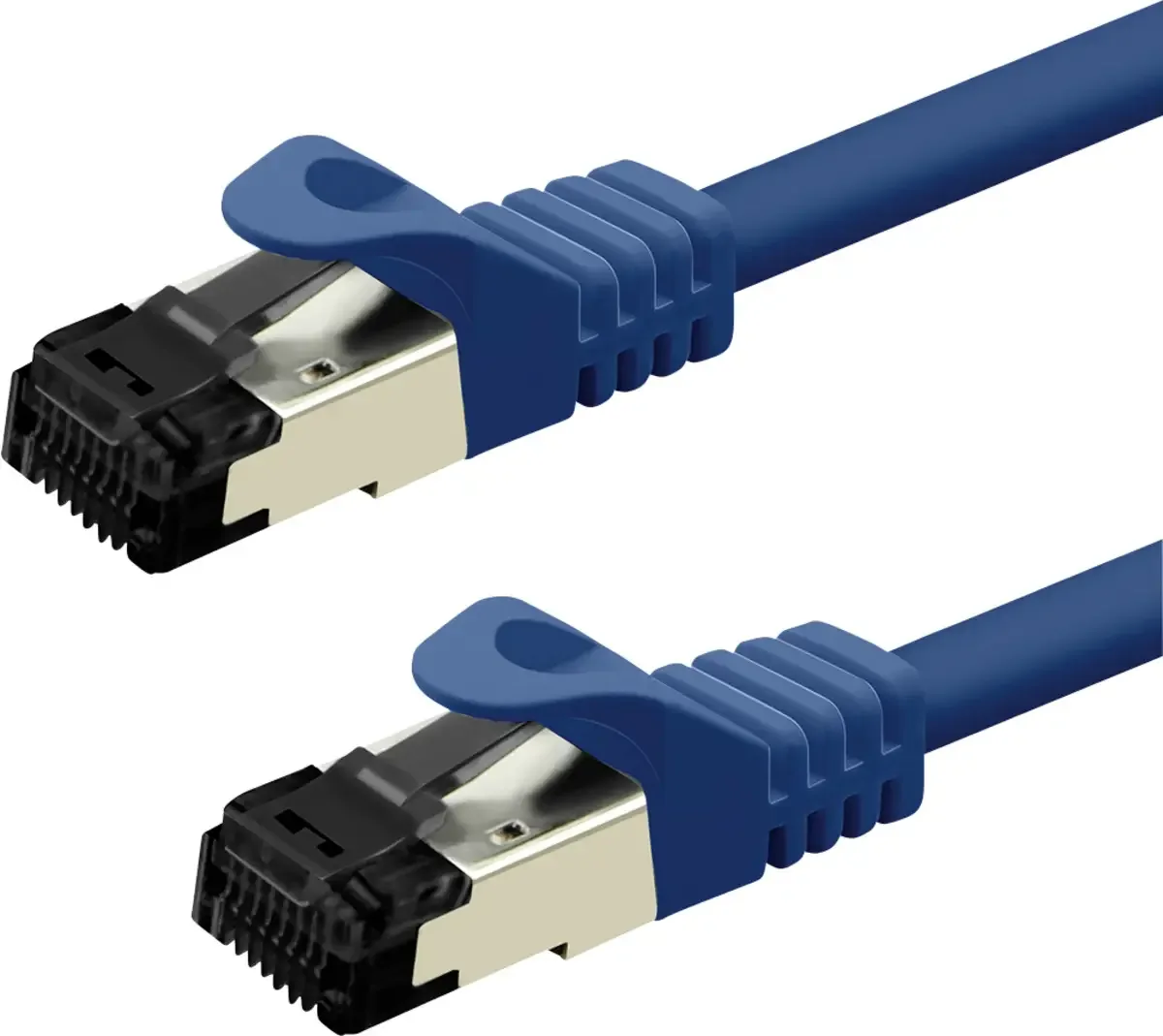 Value 21.99.1852 RJ45 Netwerkkabel, patchkabel CAT 8.1 S/FTP 2 m 1 stuk(s) van Roline in Blauw – productfoto