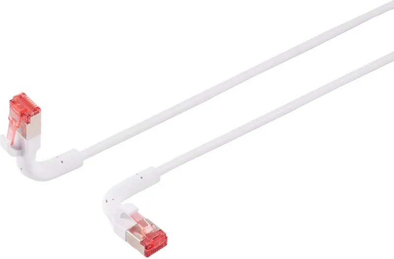 FTP CAT6A 10 Flexline Gigabit Netwerkkabel - CU - Buigbare connector - LSZH - 5 meter by S-Impuls in White – product photo