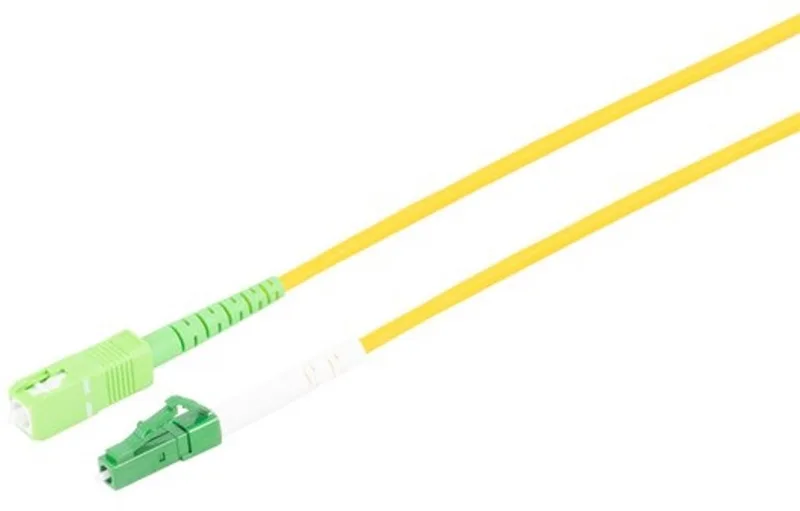LWL SX Patchkabel LC/SC APC 9/125µ, OS2 gelb, 7,5m de S-Impuls en Jaune – photo produit