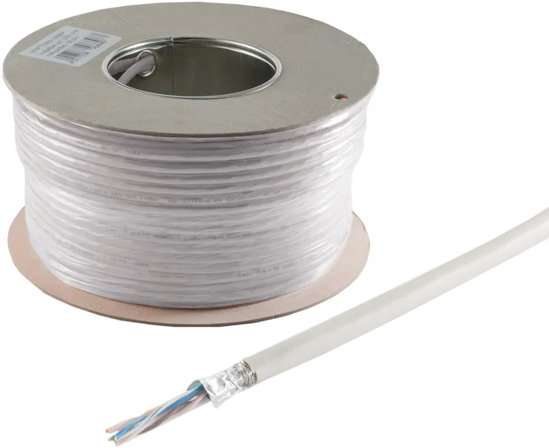 Patchkabel cat 5e F/UTP 100m van S-Impuls in Grijs – productfoto